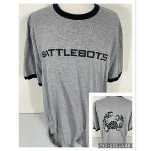 Battle Bots T-Shirt XXL Robot Fighting Arena Port and Company